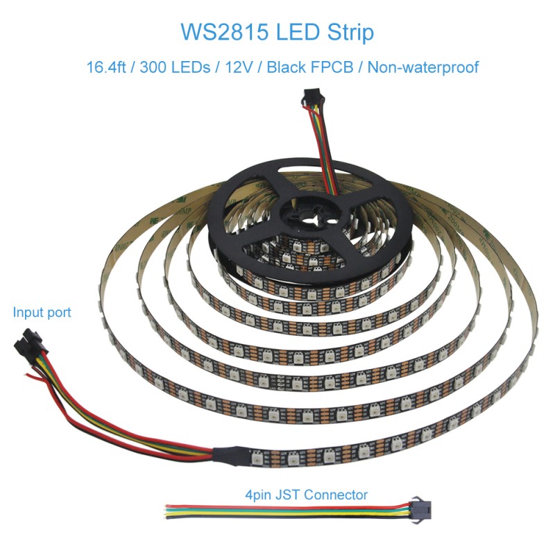 12v Ws2812b Rgb Addressable Led Strip Light Ws2813 12v Led Pixel Tape